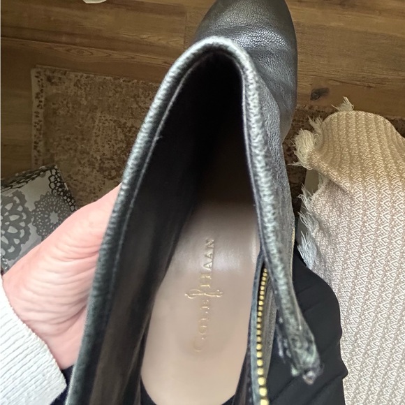 - Cole Haan Women’s Block Heel Bootie Black Leather Ankle Boot Size 6.5 B … - Picture 10 of 12